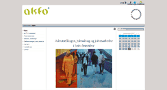 Desktop Screenshot of akfo.kunstforening.net